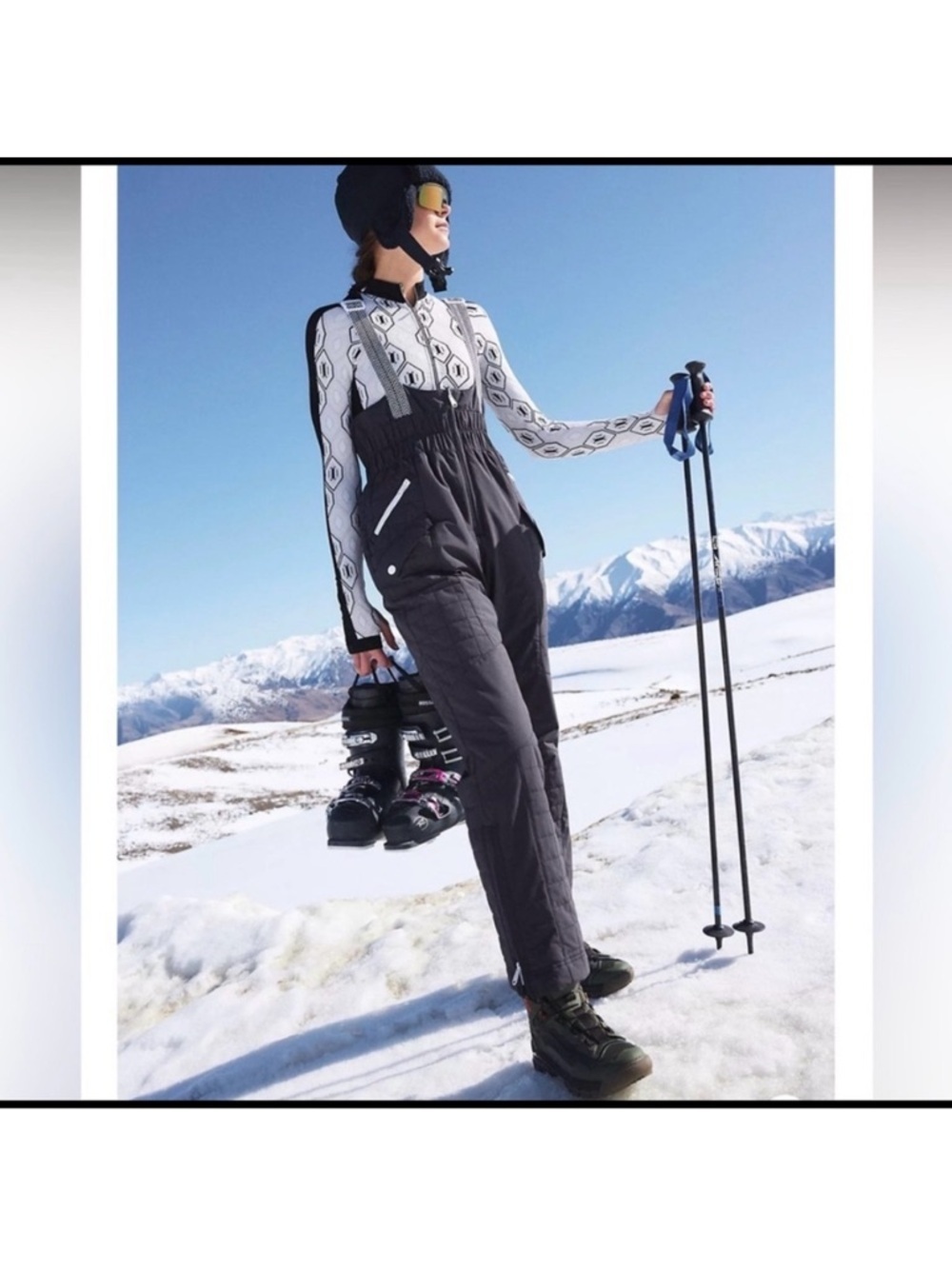 Free People Movement All Prepped Ski Bib Size XS NWT